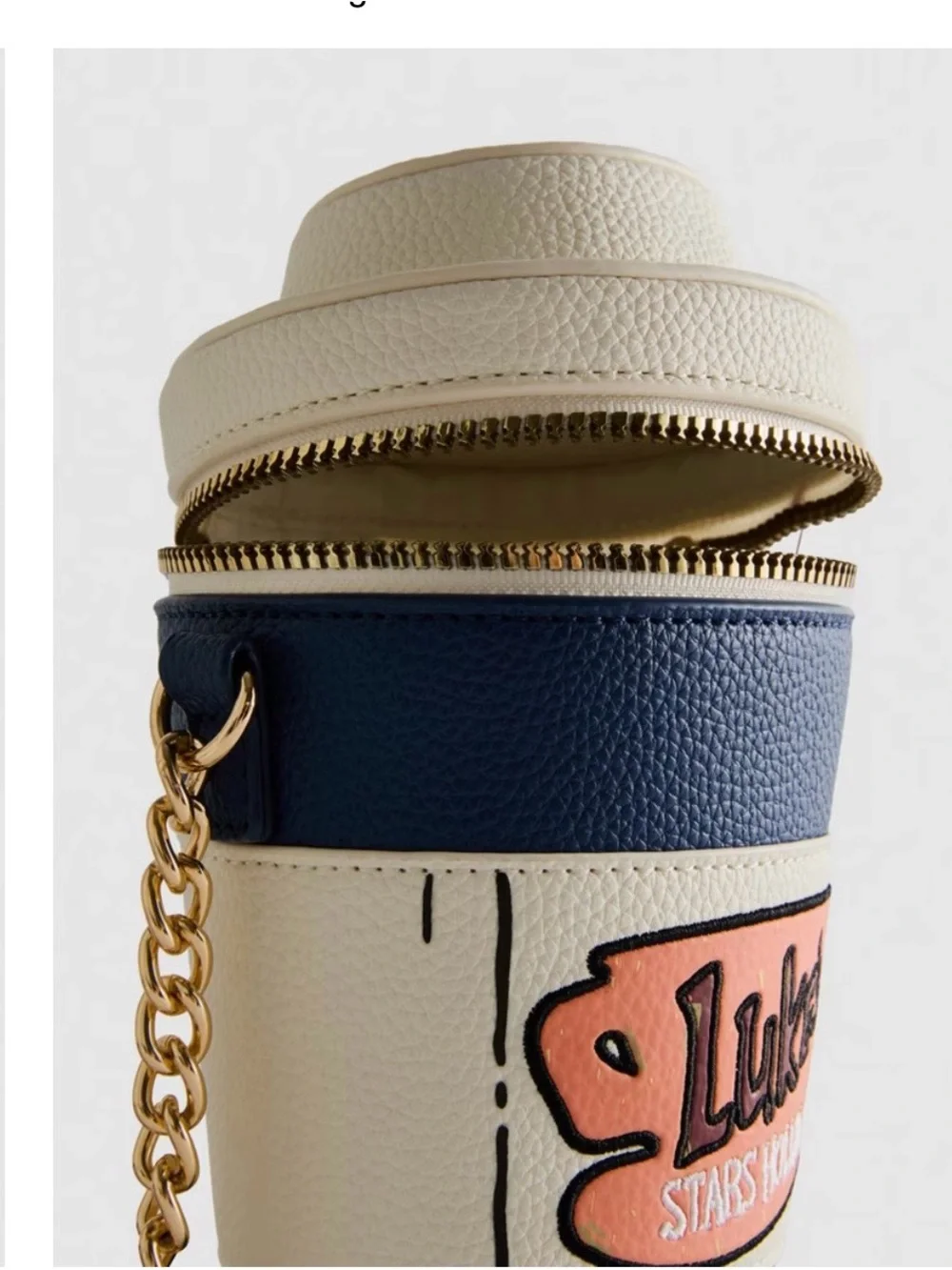 Primark Gilmore Girls Luke’s Stars Hollow Mini Crossbody Bag Zip Navy/White